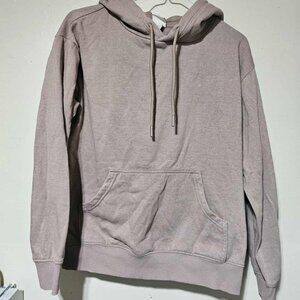 H&M Women’s Pullover Hoodie – XS – Mauve / Taupe